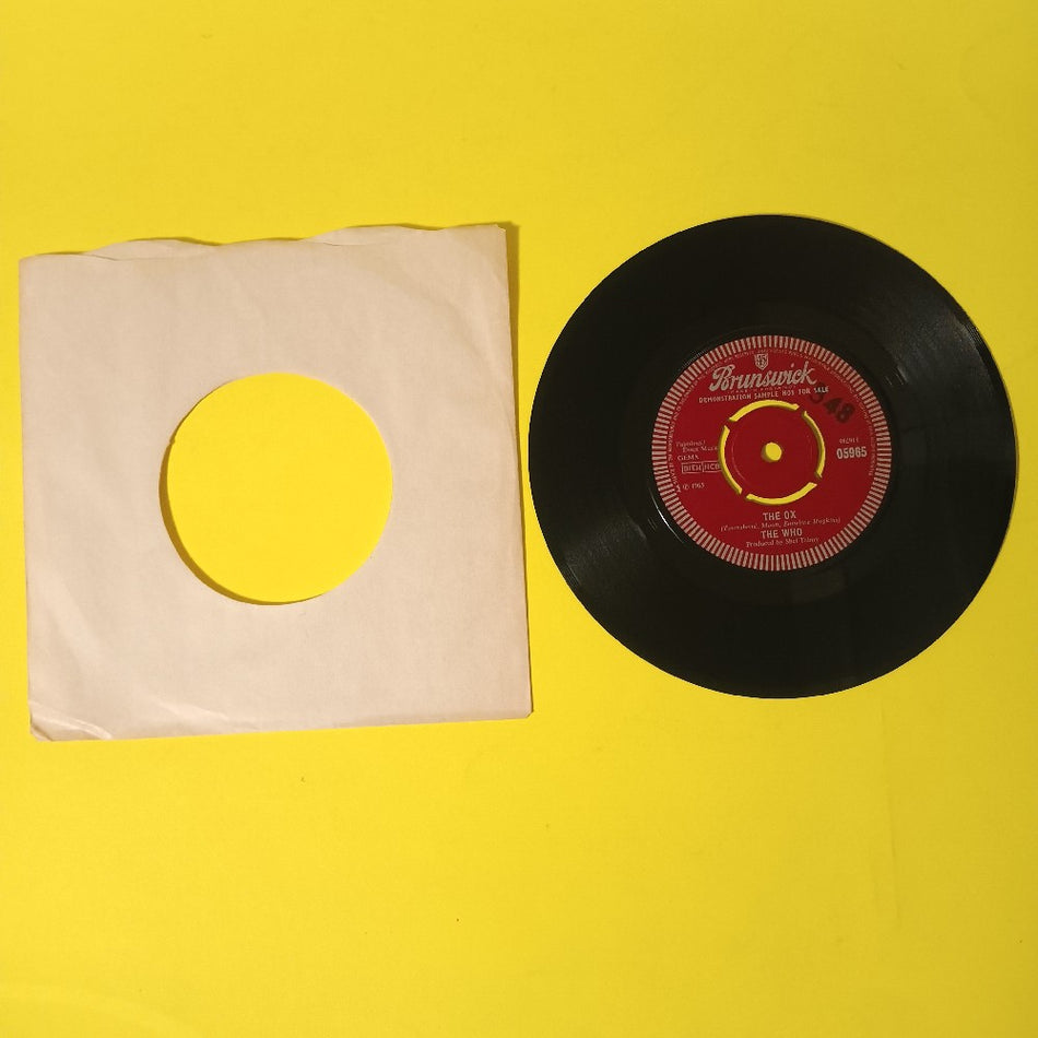 The Who - The Kids Are Alright UK 7" 45 PROMO - 1966 - 05965 - Used - VG++ - Vinyl