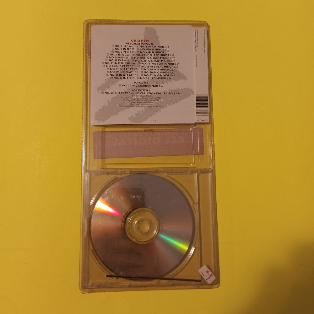 Chopin, Irina Zaritzkaya - Preludes Variations Brilliantes Long Box Packaging Slim CD - 1989 - 7 74677-2 - New - Sealed - CDs