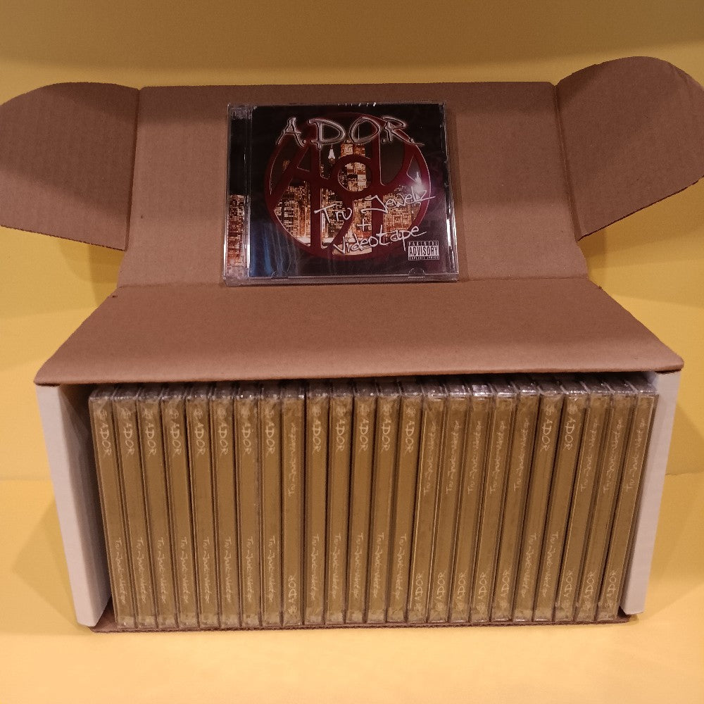 Lot #00153 - 25x CDs A.D.O.R. - Tru Jewelz & Videotape - 2008 - New - Sealed - Wholesale