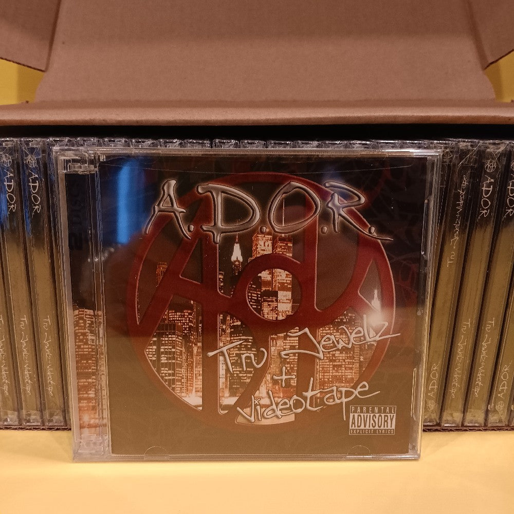 Lot #00153 - 25x CDs A.D.O.R. - Tru Jewelz & Videotape - 2008 - New - Sealed - Wholesale