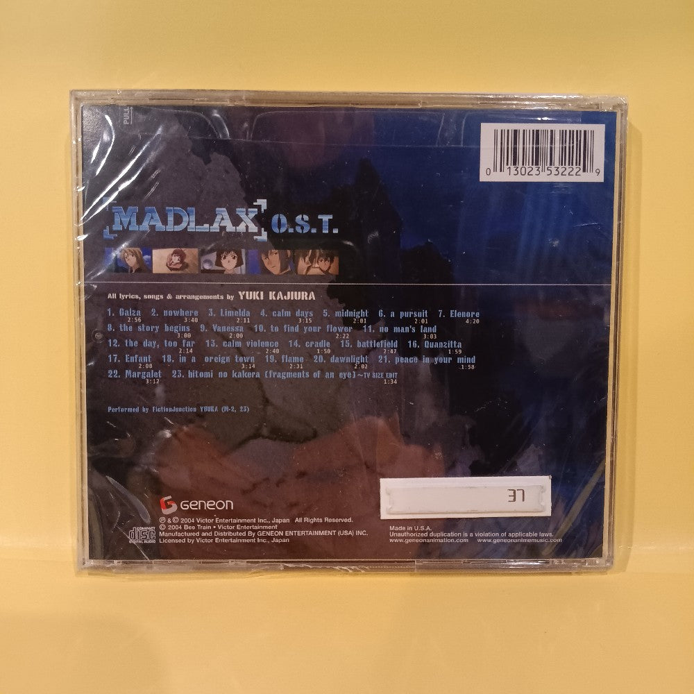 Yuki Kajiura - Madlax O.S.T. - 2005 - 5322-2 - New - Sealed - CDs