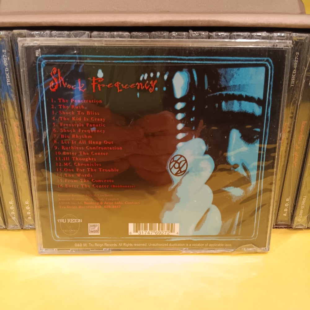 Lot #00155 - A.D.O.R. - Shock Frequency - 1998 - TRRCD-6927-2 - New - Sealed - Wholesale
