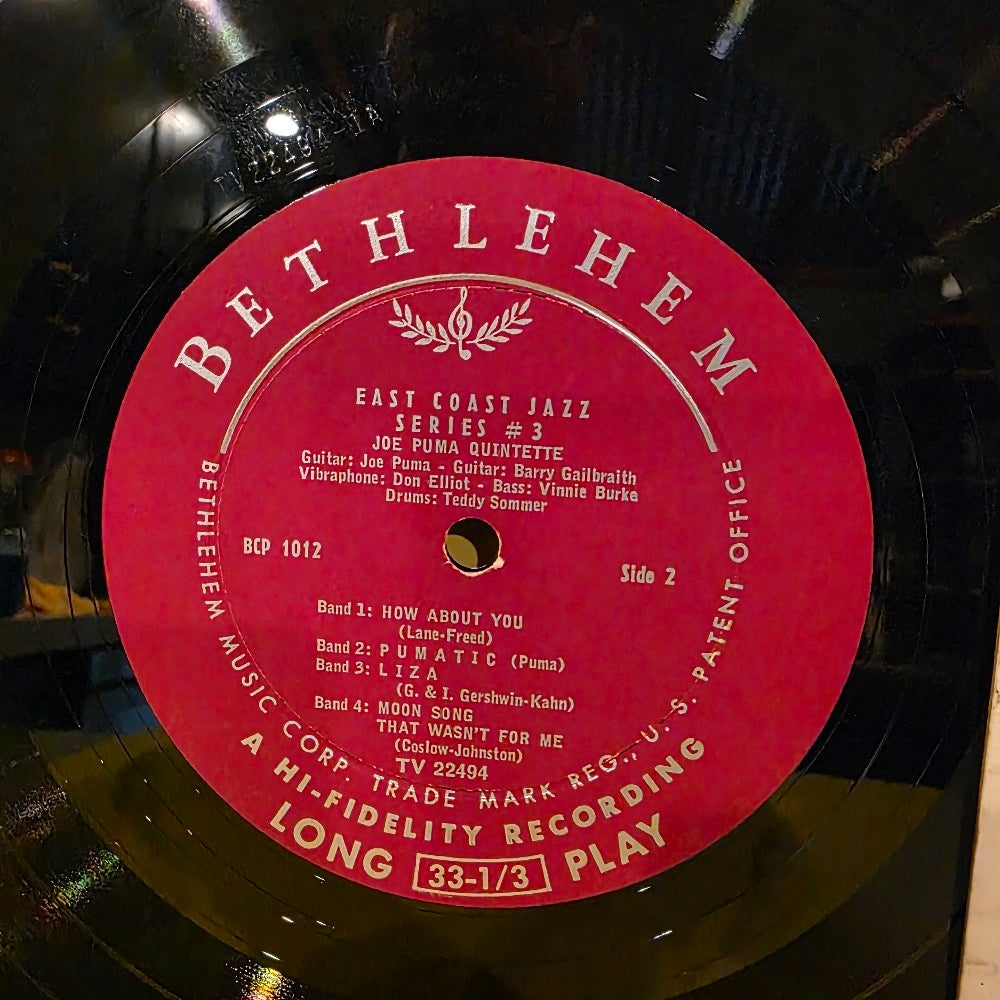Joe Puma - Joe Puma - 1955 - BCP 1012 - Used - VG++ - Vinyl