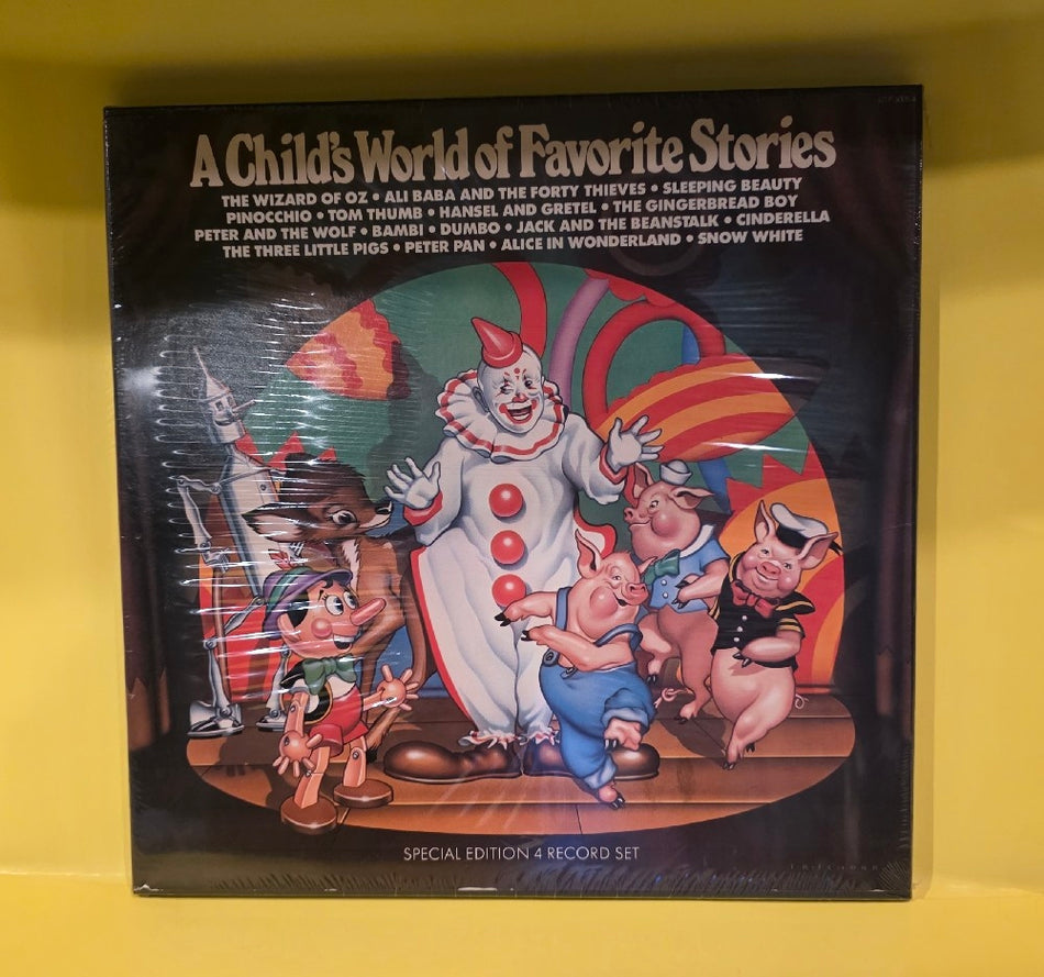 Various  - A Child's World Of Favorite Stories  - 1979 - JZLP 5001-4 - New - Sealed - Vinyl