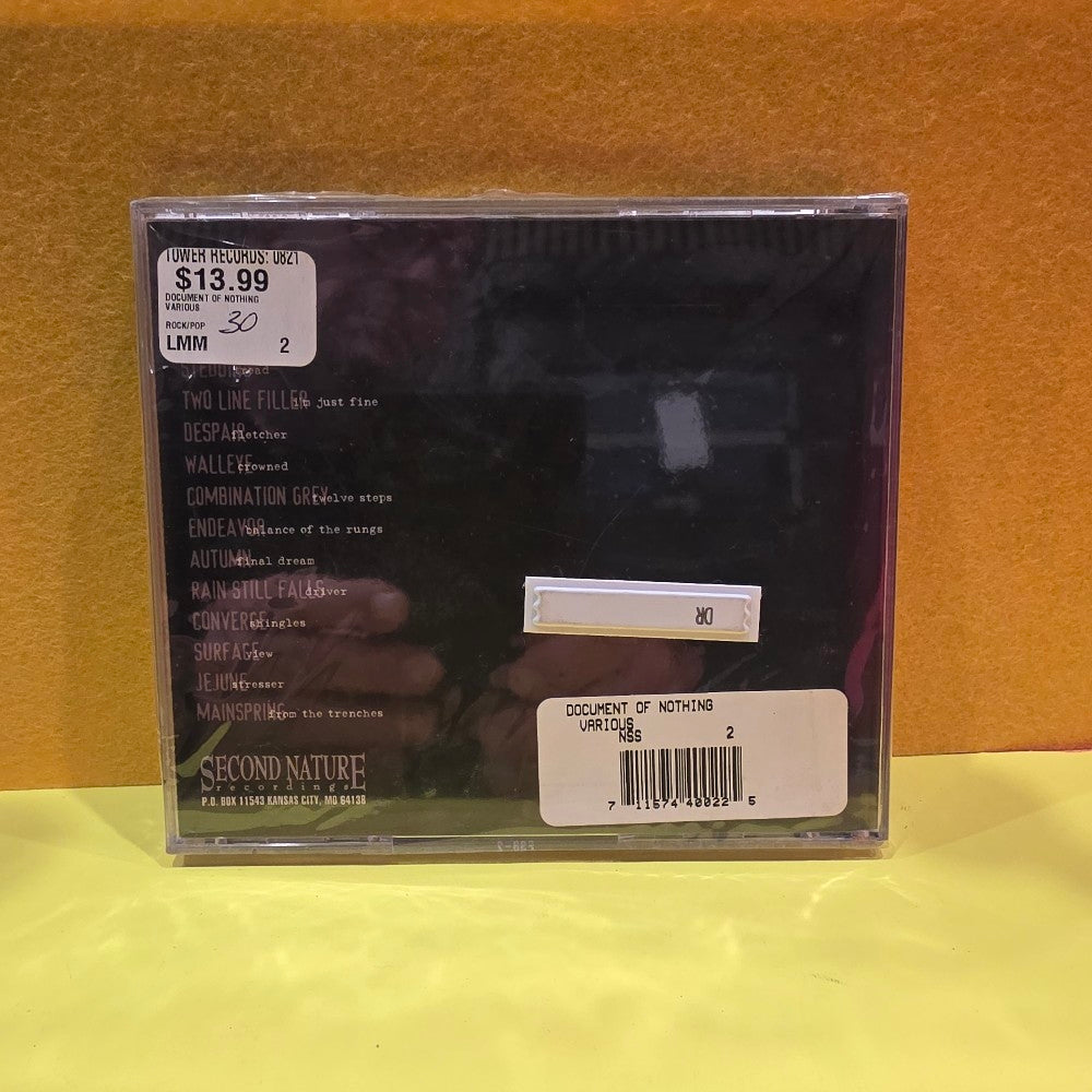 Various  - A Document Of Nothing - 1996 - SN02 - New - Sealed - CDs