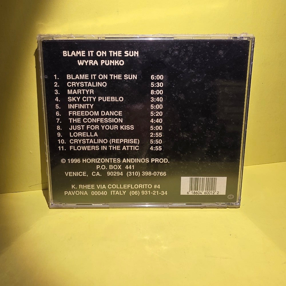 Wyra Punko - Blame It On The Sun - 1996 - New - Sealed - CDs
