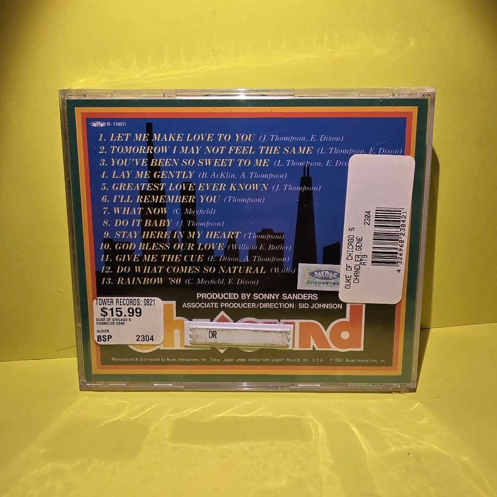 Gene Chandler - Duke Of Chicago Soul - 1991 - PCD 2304 - New - Sealed - CDs