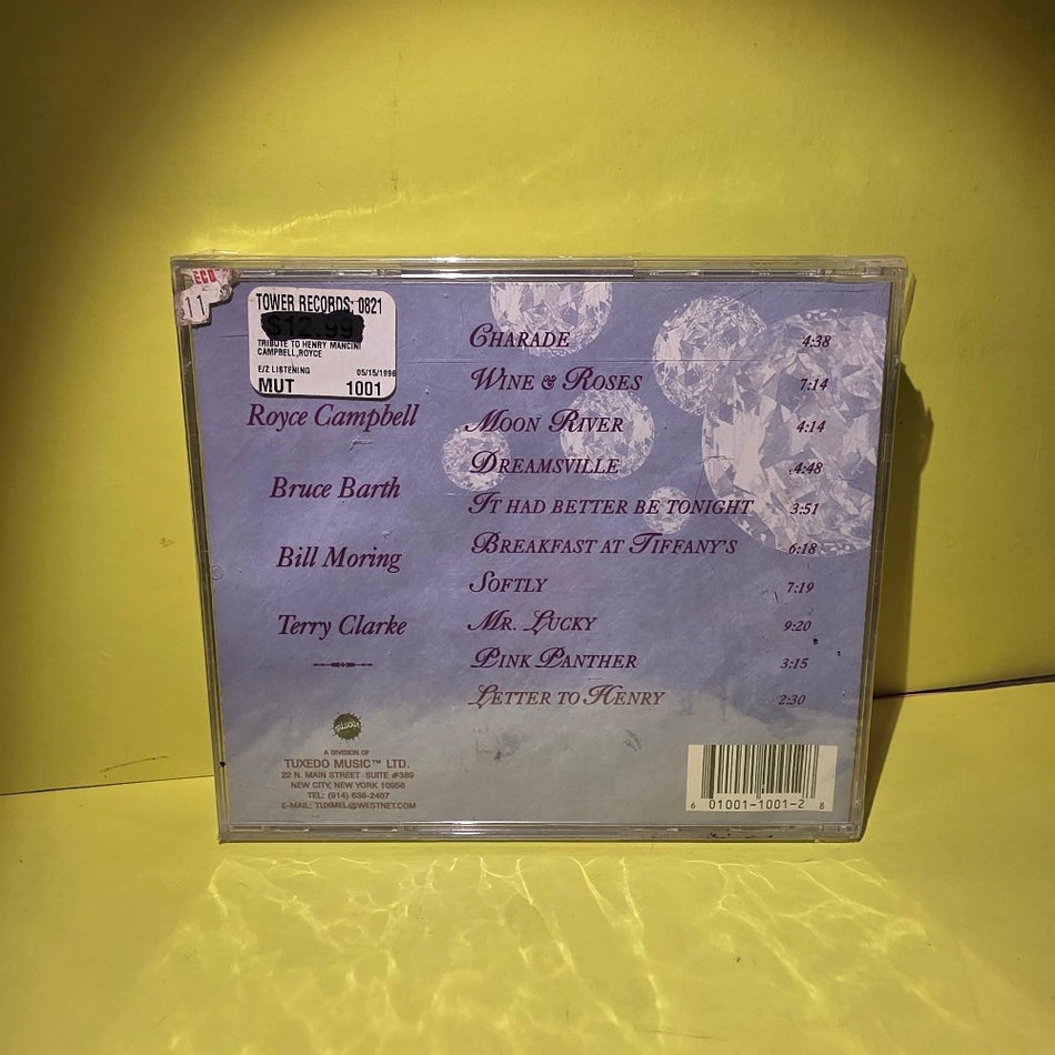 Royce Campbell - A Tribute To Henry Mancini - 1995 - 1001 - New - Sealed - CDs