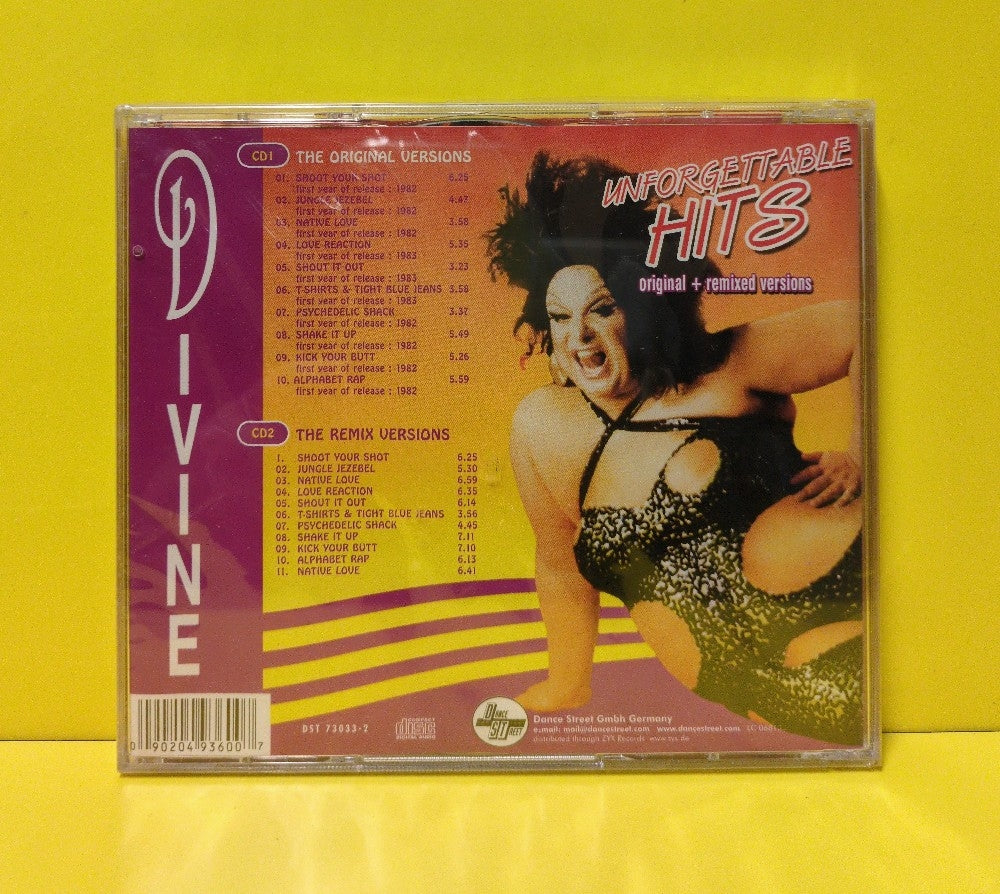Divine - Unforgettable Hits - 2003 - DST 73033-2 - New - Sealed - CDs - 2xCD