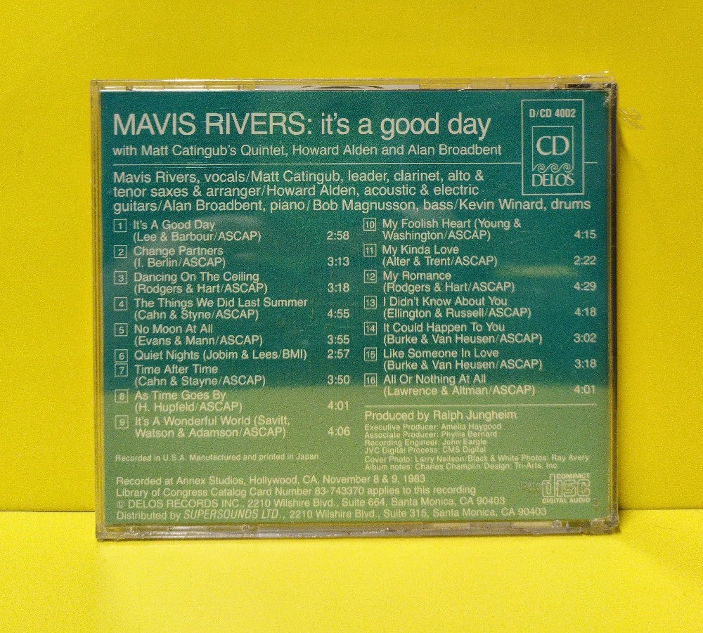 Mavis Rivers - It's A Good Day - 1984 - D/CD 4002 - New - Sealed - CDs