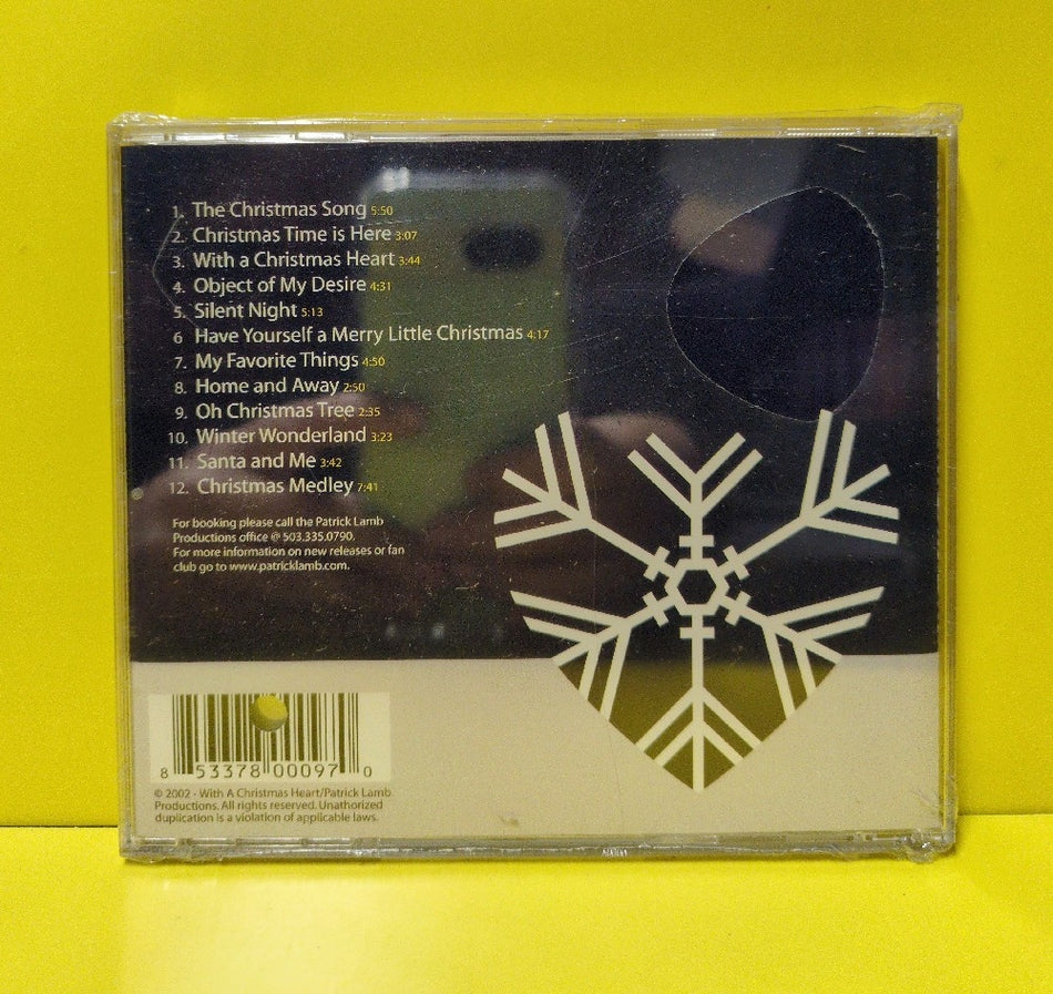 Patrick Lamb - With A Christmas Heart - 2002 - PLP-853378000970 - New - Sealed - CDs