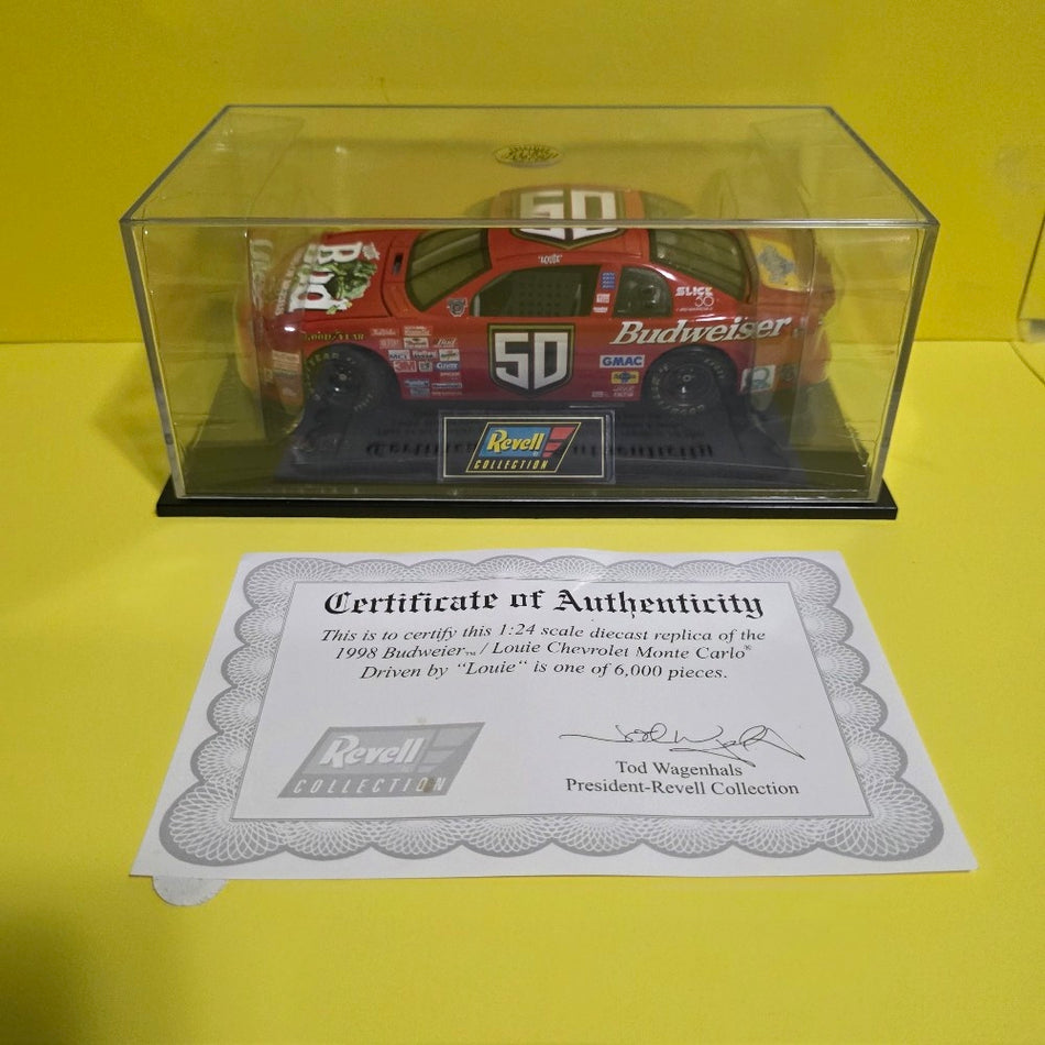 1997 Revell NASCAR Die-cast Ricky Craven #25 Bud Louie The Lizard Chevy 1:24- New - Collectibles