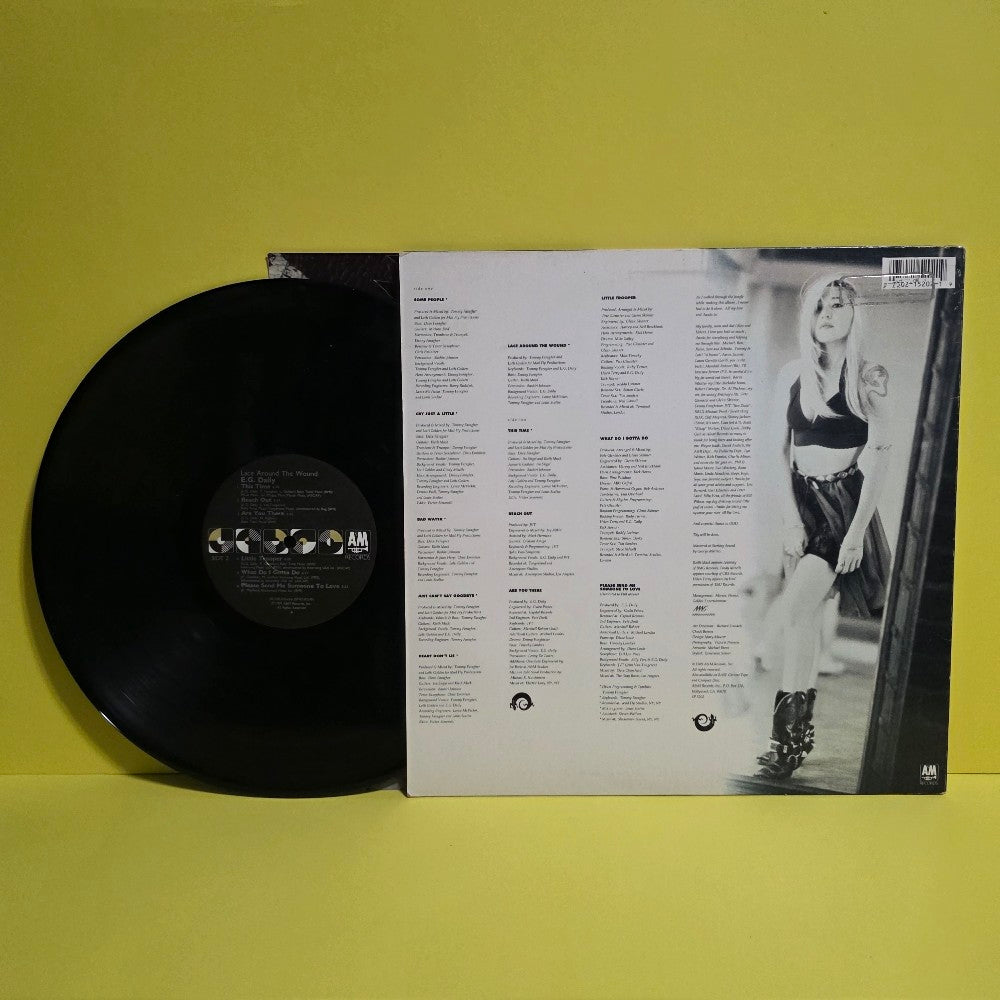 E.G. Daily - Lace Around The Wound / Promo  / With Autographed Insert Rare  - 1989 - SP 5202 - Used - VG++ - Vinyl