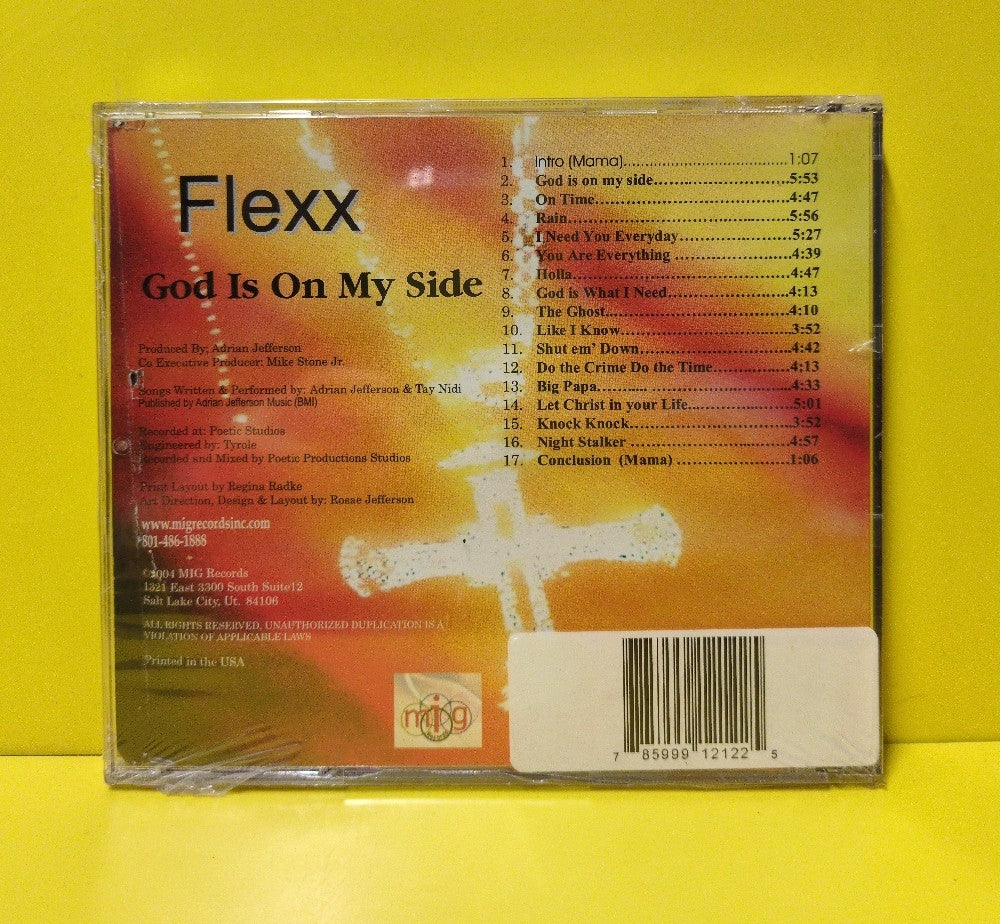 Flexx - God Is On My Side - 2004 - 785999-121249 - New - Sealed - CDs