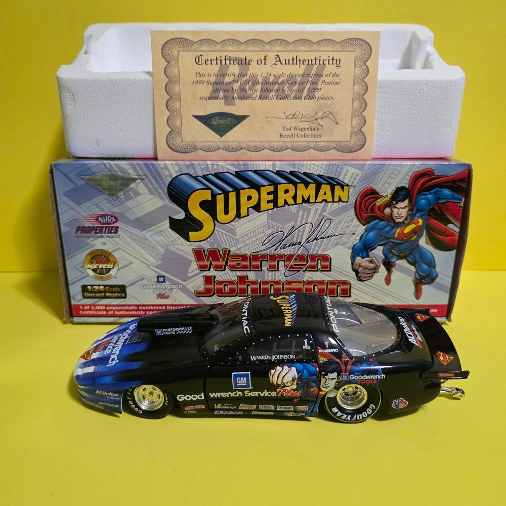 Revell Collection Club 1999 Superman Warren Johnson Bank Edition 1:24 Scale 1 Of 3000 New - Collectibles
