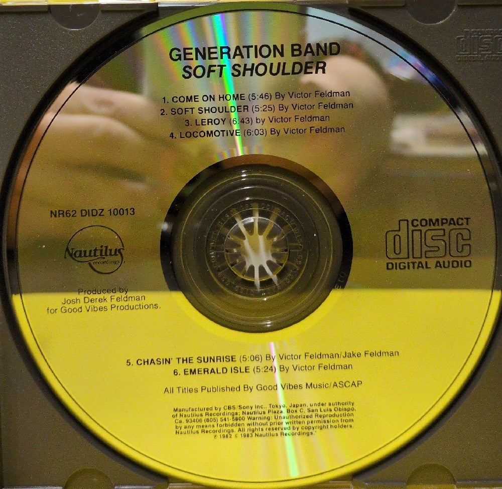 Generation Band - Soft Shoulder - 1983 - NR62 DIDZ 10013 - Used - EX - CDs