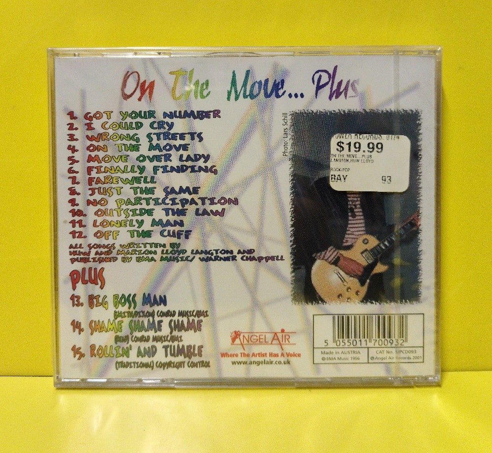 Huw Lloyd Langton - On The Move...Plus - 2001 - SJPCD093 - New - Sealed - CDs - Reissue - Remastered - UK Import