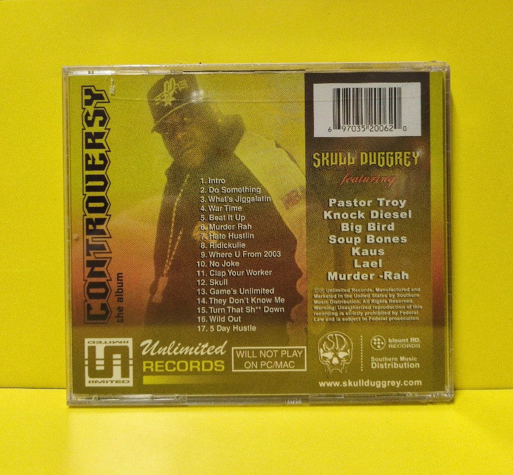 Skull Duggrey - Controversy The Album - 2003 - UR 2006-2 - New - Sealed - CDs