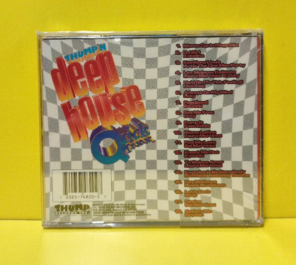 Various - Thump'n Deep House Quick Mixx - 1996 - TH-4820-2 - New - Sealed - CDs