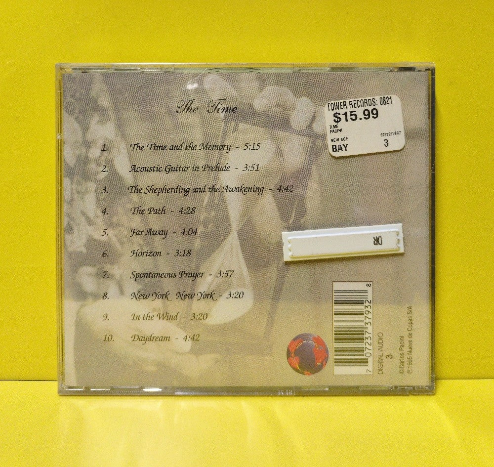 Pacini - The Time - 1996 - 3 - New - Sealed - CDs - Brazilian Import