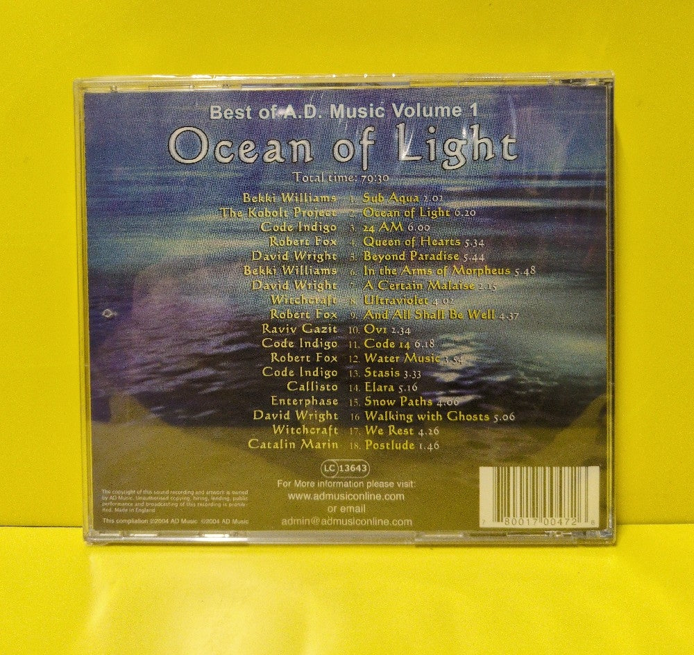 Various - Ocean Of Light - Best Of A.D. Music Volume 1 - 2004 - AD47CD - New - Sealed - CDs - UK Import