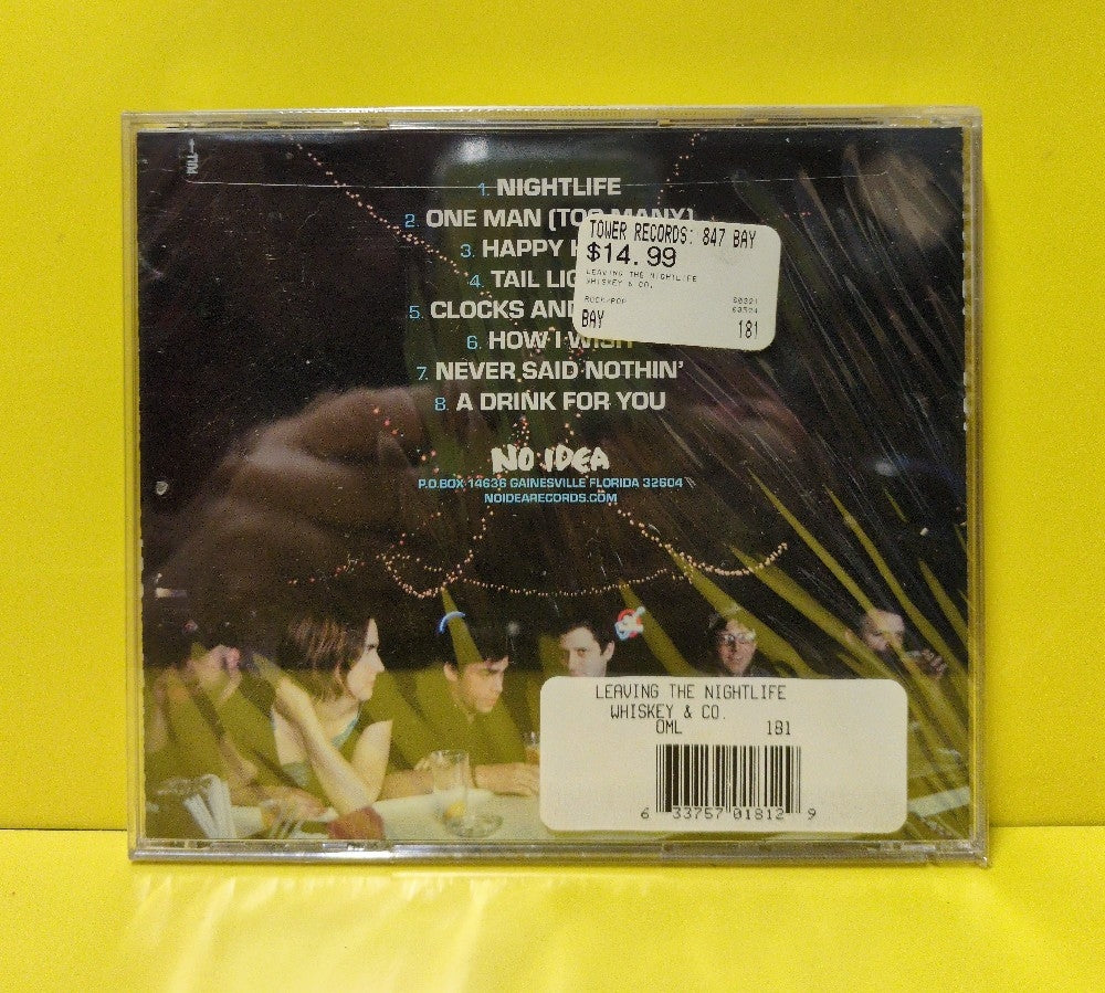 Whiskey & Co. - Leaving The Nightlife - 2006 - NO IDEA 181 - New - Sealed - CDs