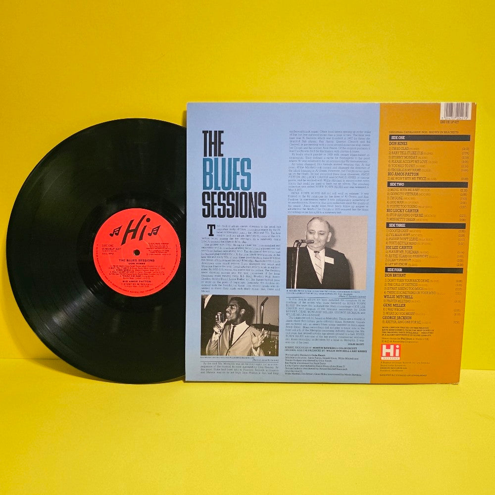 Various - Hi Records: The Blues Sessions - 1988 - DHI UK LP 427 - Used - VG++ - Vinyl