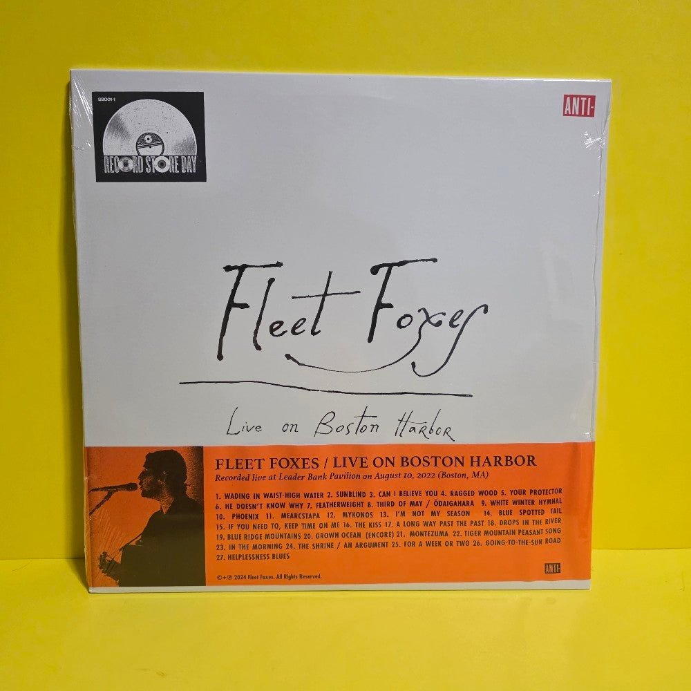 Fleet Foxes - Live On Boston Harbor / RSD - 2024 - 88001-1 - New - Sealed - Vinyl