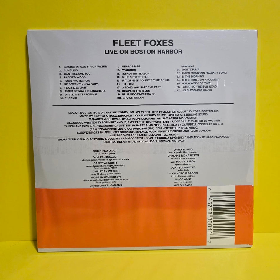 Fleet Foxes - Live On Boston Harbor / RSD - 2024 - 88001-1 - New - Sealed - Vinyl