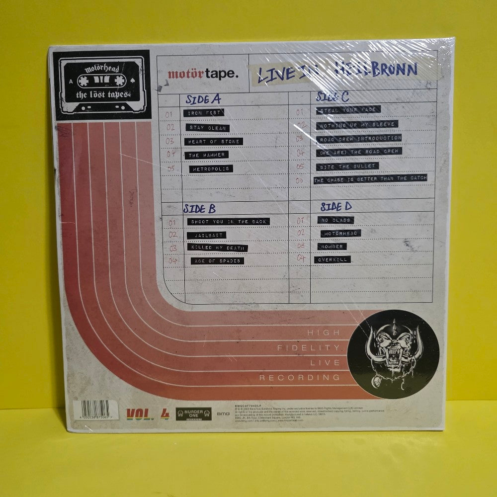 Motörhead - The Löst Tapes Vol. 4 (Live In Heilbronn Christmas Metal Meeting 84) - 2023 - BMGCAT794DLP - New - Sealed - Vinyl