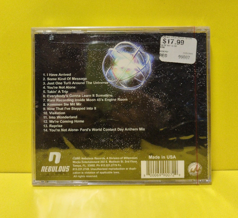 Atom - You're Not Alone - 2001 - NEB-0072 - New - Sealed - CDs