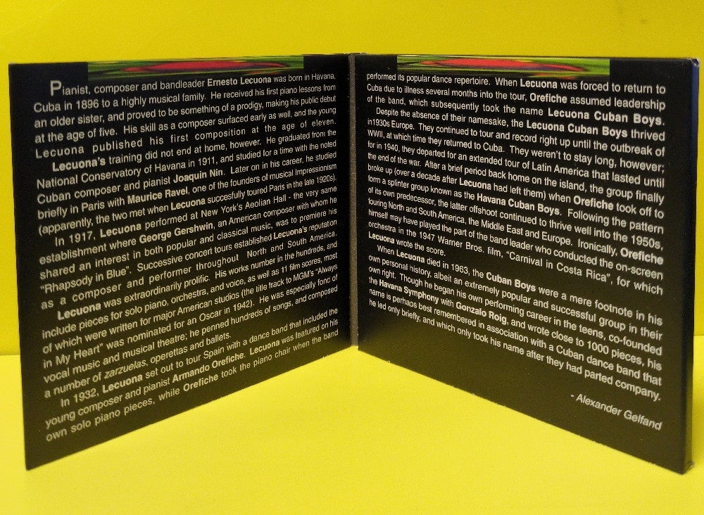 Ernesto Lecuona, Lecuona Cuban Boys - Absolute Best - Rumba - 1999 - ABCD 105 - Used - VG++ - CDs - European Import