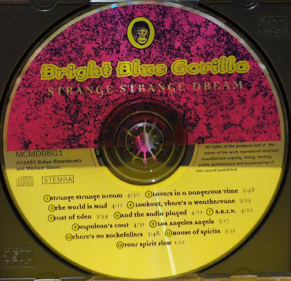 Bright Blue Gorilla - Strange Strange Dream - 1997 - MCMDBBG1 - Used - EX - CDs - Netherlands Import