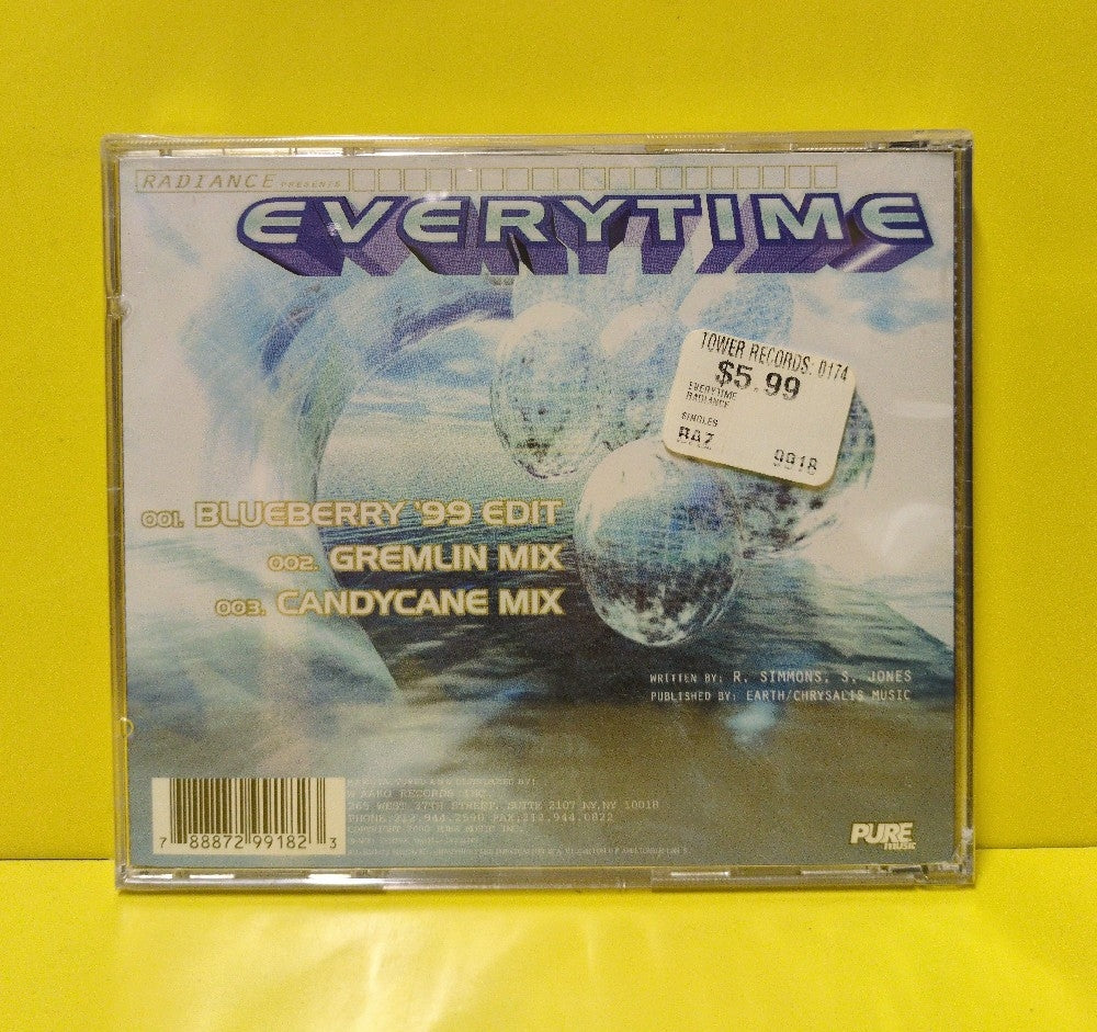 Radiance - Everytime - 2000 - PM9918 - New - Sealed - CDs