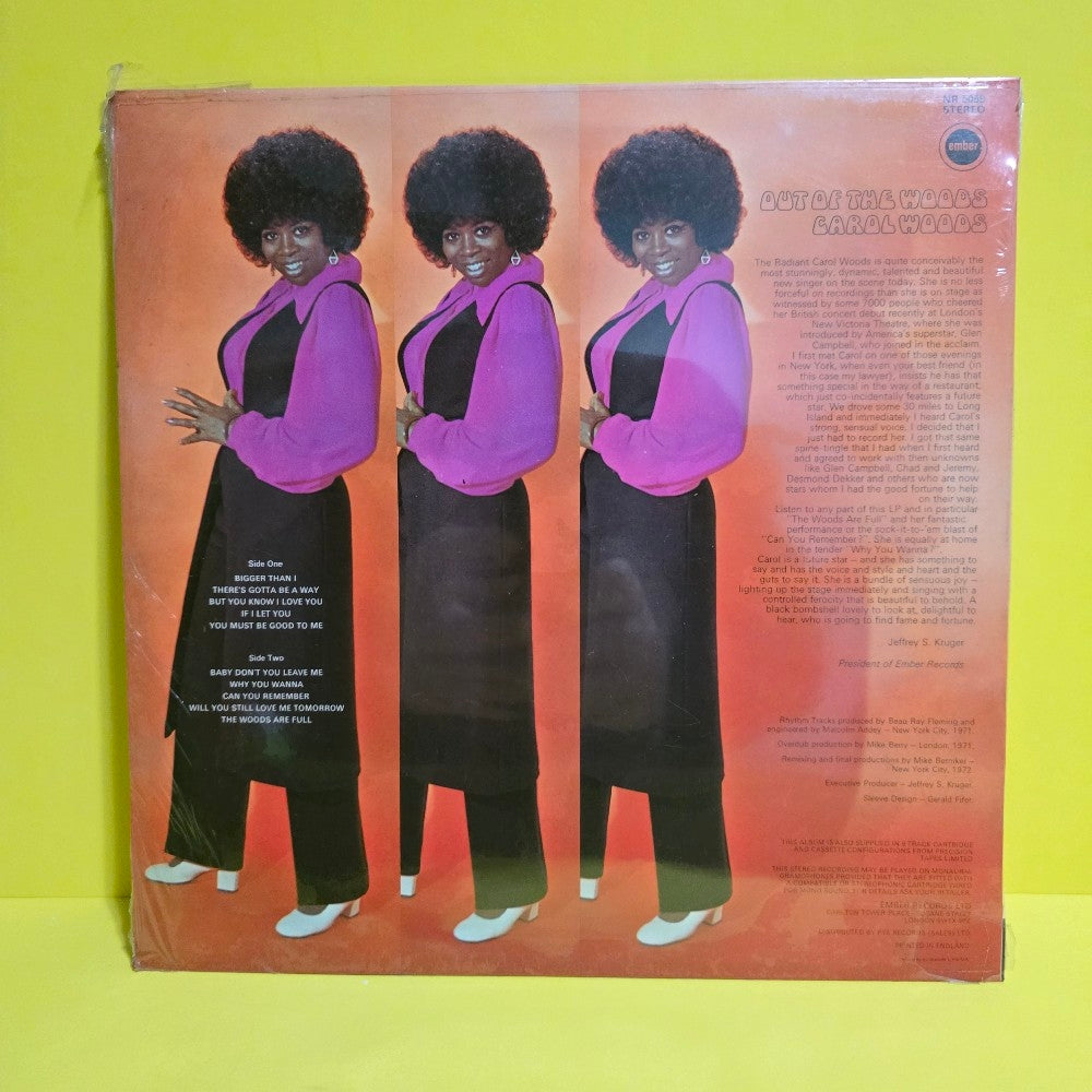 Carol Woods - Out The Woods - 1972 - NR 5059 - New - Sealed - Vinyl