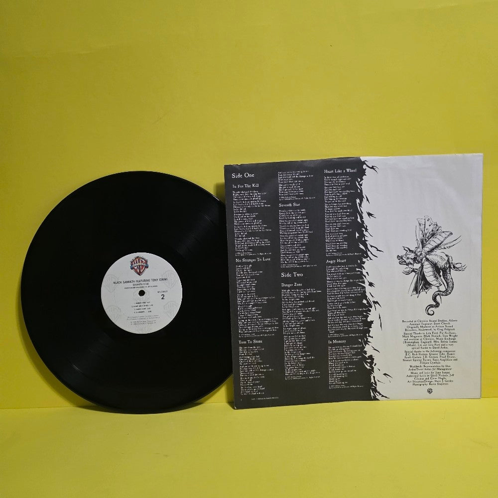 Black Sabbath / Tony Iommi - Seventh Star / Club Edition / Shrink  - 1986 - W1-25337 - Used - VG++ - Vinyl