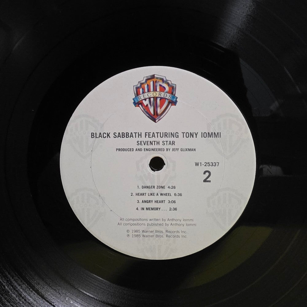Black Sabbath / Tony Iommi - Seventh Star / Club Edition / Shrink  - 1986 - W1-25337 - Used - VG++ - Vinyl
