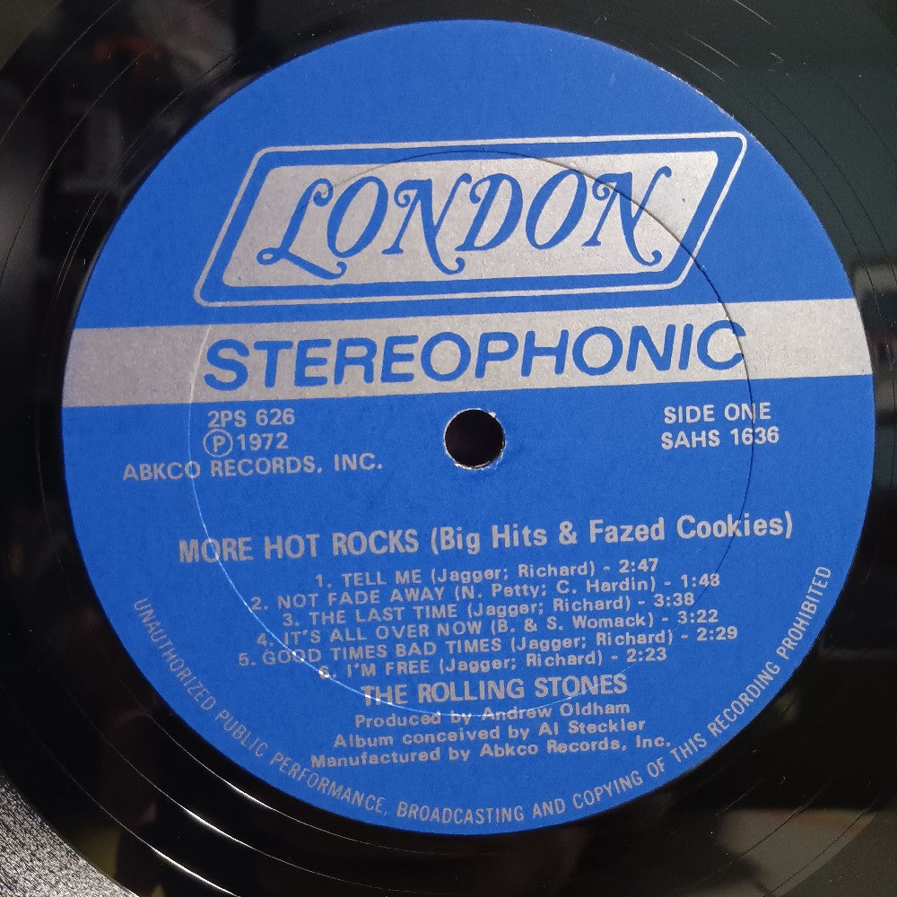 The Rolling Stones - More Hot Rocks PROMO - 1972 - 2PS 626 - Used - VG++ - Vinyl
