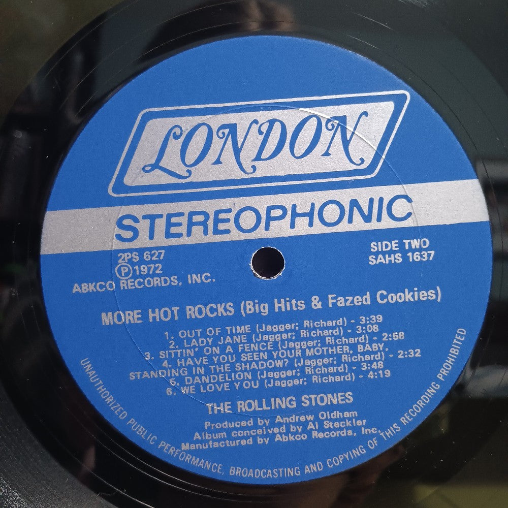 The Rolling Stones - More Hot Rocks PROMO - 1972 - 2PS 626 - Used - VG++ - Vinyl