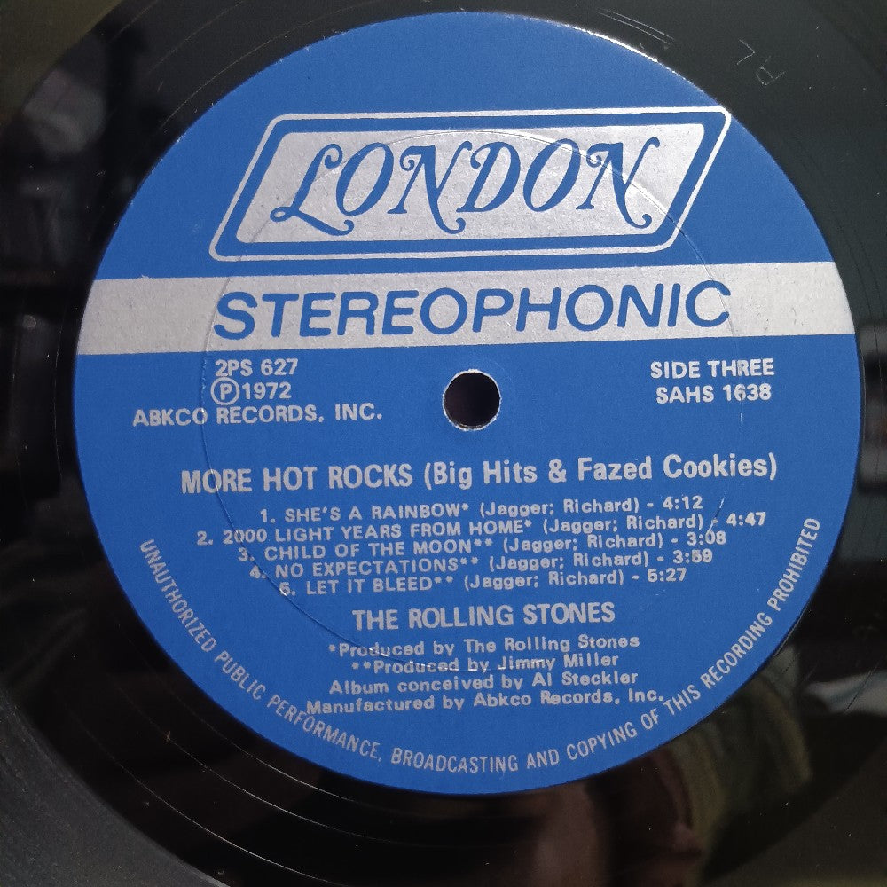 The Rolling Stones - More Hot Rocks PROMO - 1972 - 2PS 626 - Used - VG++ - Vinyl