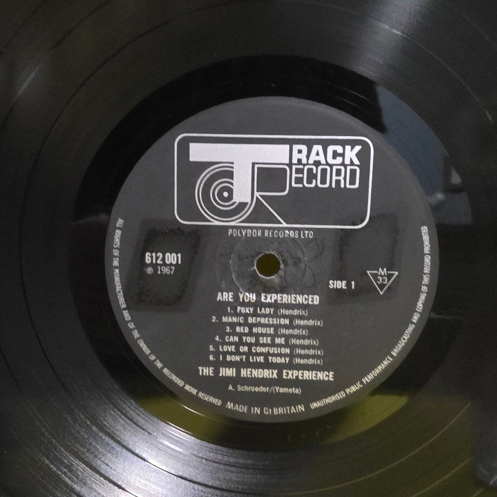 The Jimi Hendrix Experience  - Are You Experience  - 1967 - 612 001 - Used - VG - Vinyl