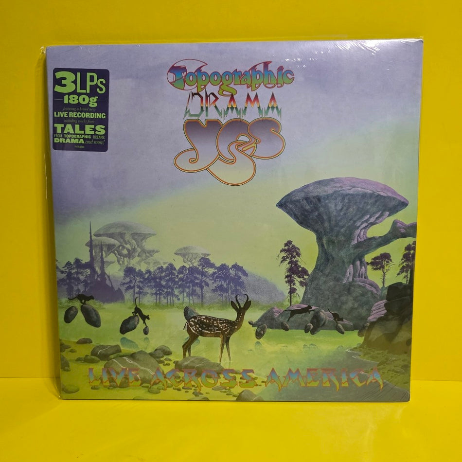 Yes - Topographic Drama (Live Across America) - 2017 - R1 563588 - New - Sealed - Vinyl