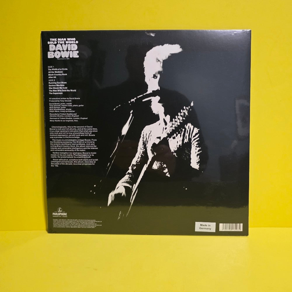 David Bowie - The Man Who Sold The World - 2021 - DBMANPD 1972 - New - Sealed - Vinyl