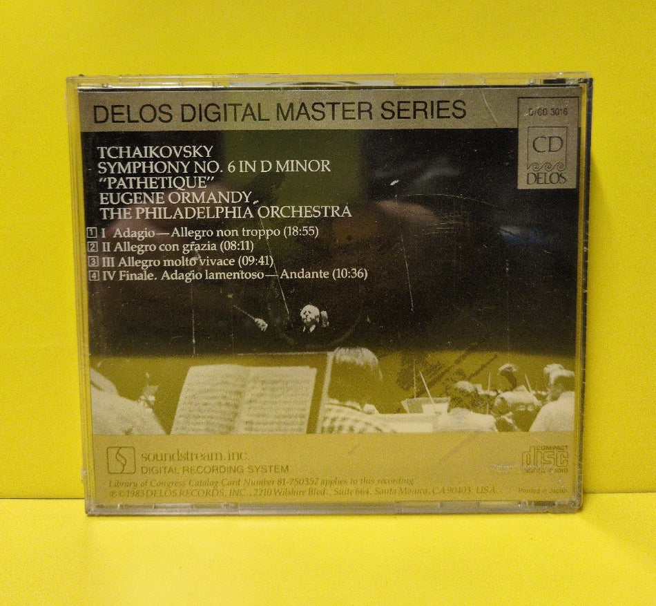 Tchaikovsky, Eugene Ormandy, The Philadelphia Orchestra - Symphony No. 6 "Pathetique" - 1985 - D/CD 3016 - New - Sealed - CDs