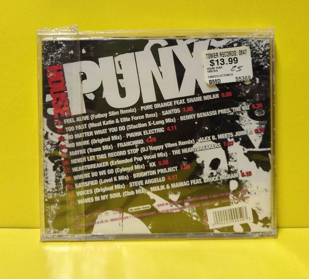Various - House Punx - 2003 - ZYX 55369-2 - New - Sealed - CDs - Germany Import