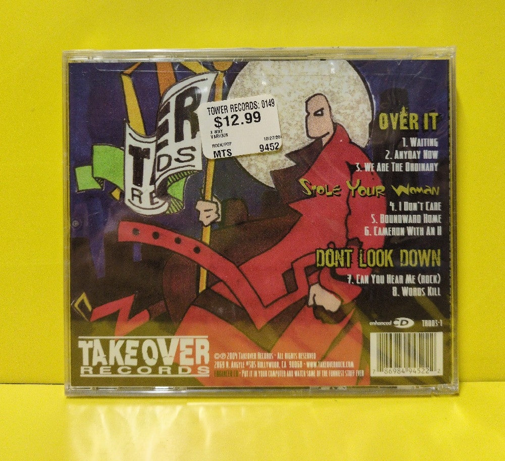 Various - Takeover Records 3-Way, Issue #1 - 2004 - TR003-1 - New - Sealed - CDs
