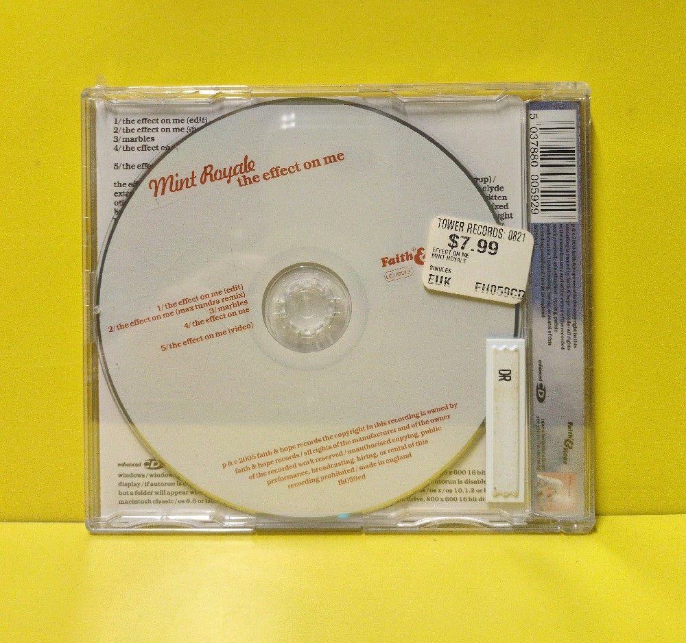 Mint Royale - The Effect On Me - 2005 - fh059cd - New - Sealed - CDs - CD Single - Enhanced - UK Import