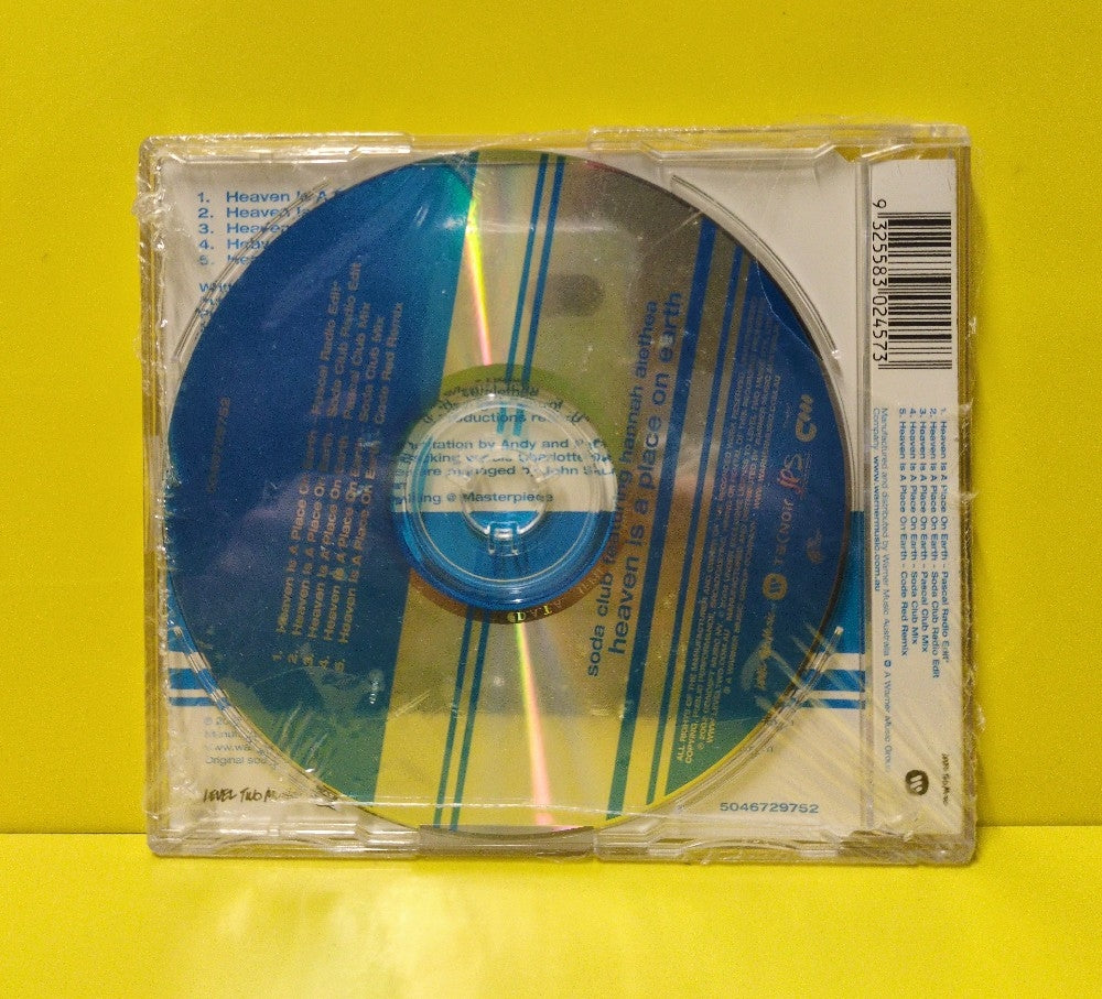Soda Club Featuring Hannah Alethea - Heaven Is A Place On Earth - 2004 - 5046729752 - New - Sealed - CDs - Maxi-Single - Australian Import
