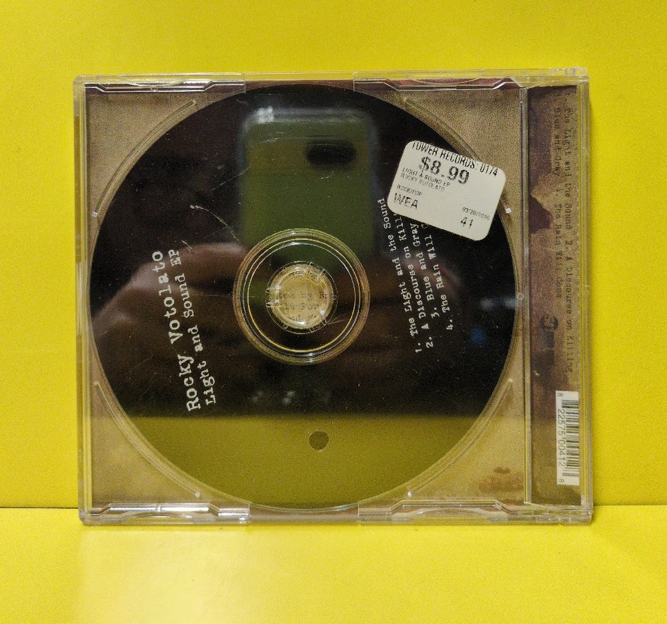 Rocky Votolato - Light And Sound EP - 2003 - SN041 - New - Sealed - CDs