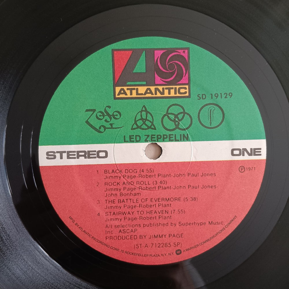Led Zeppelin - IV / Untitled SP Specialty Press - 1977 - SD 19129 - Used - VG++ - Vinyl